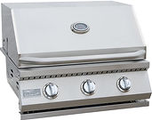 3 Burner 26 inch Cart Model BBQ Grill With Locking Casters