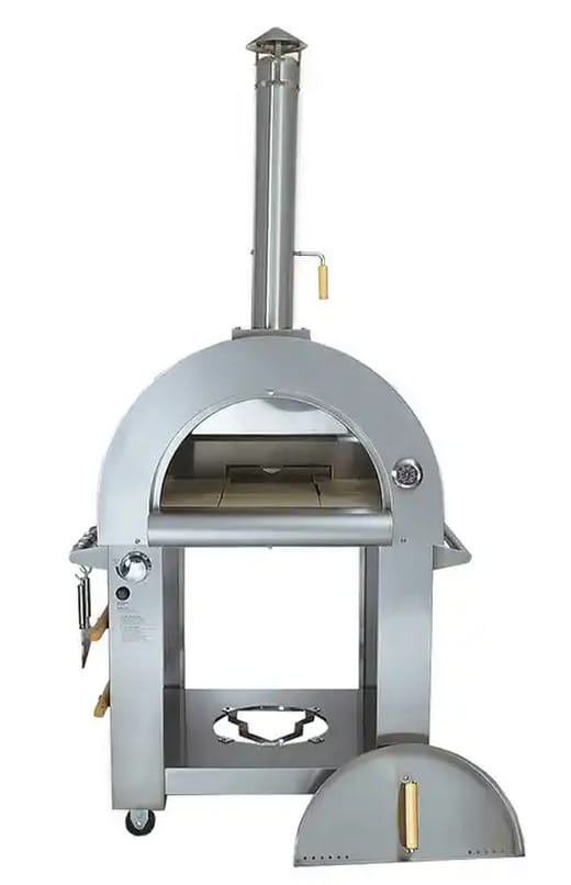 Dual Burning Pizza Oven & Stand