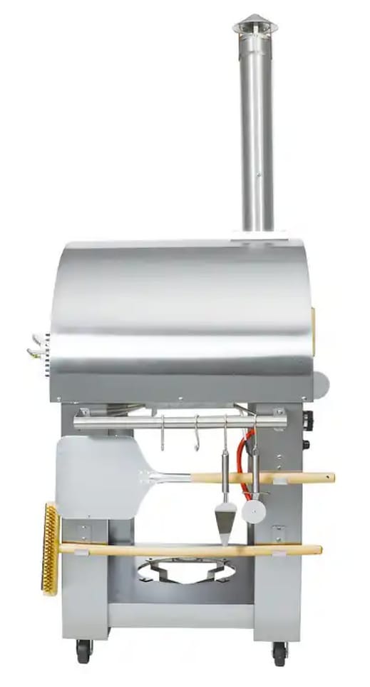 Dual Burning Pizza Oven & Stand